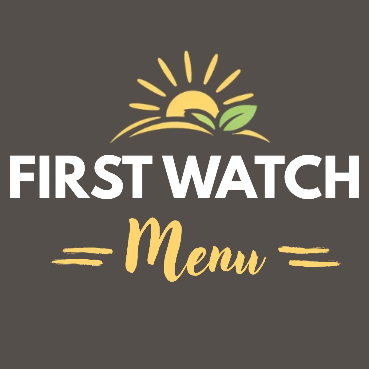 First Watch USA Resturent Logo